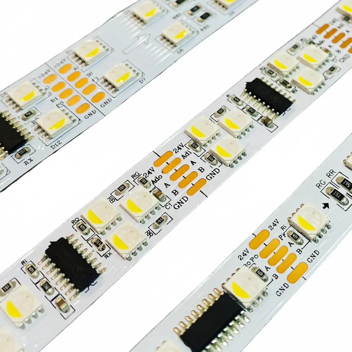 DMX512-RGBW (External IC) — Addressable LED Strip