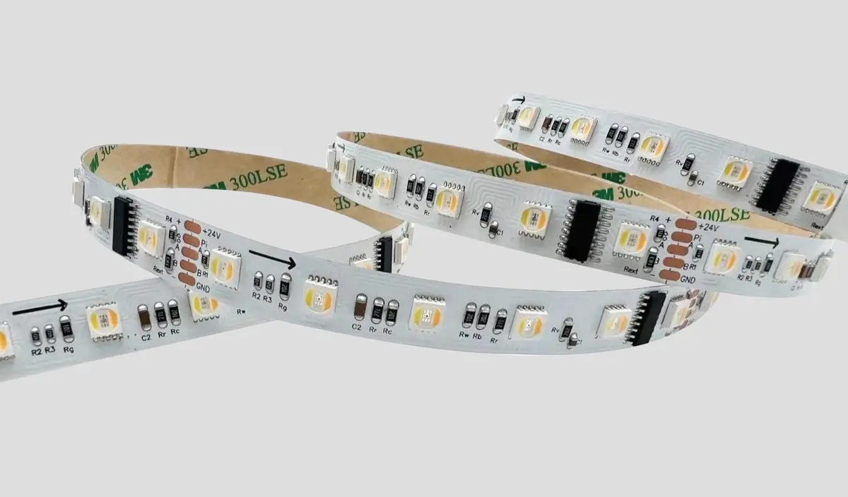 DMX512 RGBCCT (External IC) — Addressable LED Strip