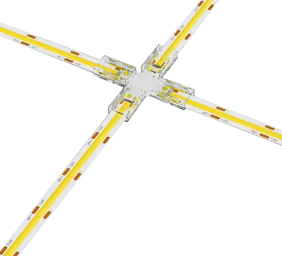 Across (+) Connector Series — LED Strip Connector