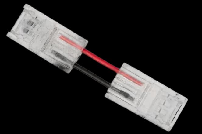 Inner Corner with 2cm Wire (R) Series — LED Strip Connector