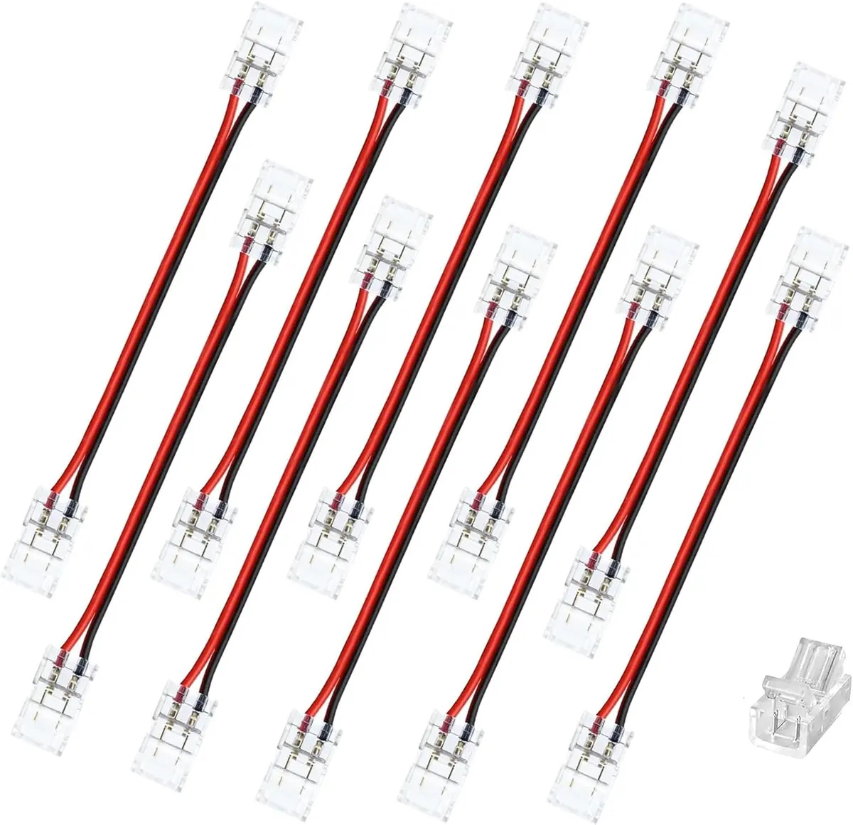 Strip to Strip with 10cm Wire Series — LED Strip Connector