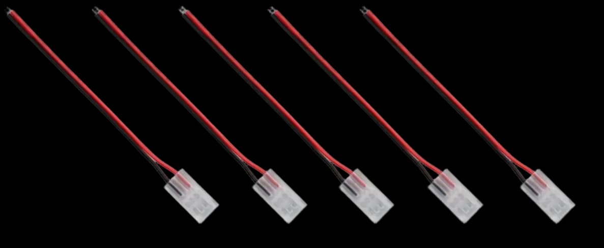 Strip to Wire with 10cm Wire Series — LED Strip Connector